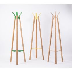 Cascando staande kapstok Fuse eikenhout - groen