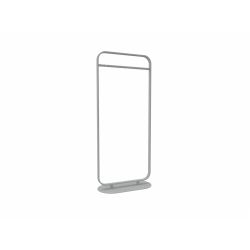 Cascando garderoberek Focus - aluminiumgrijs