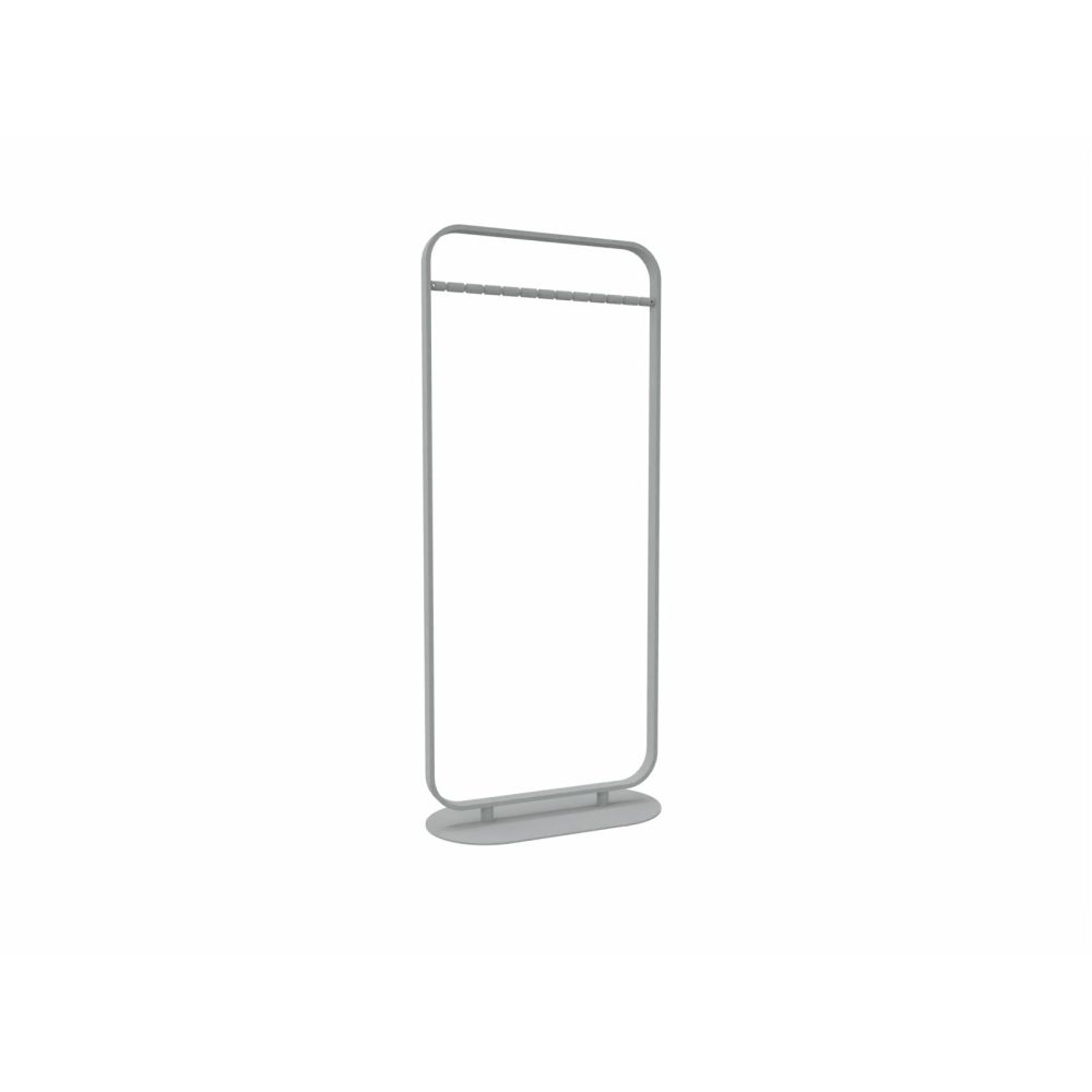 Cascando garderoberek Focus - aluminiumgrijs
