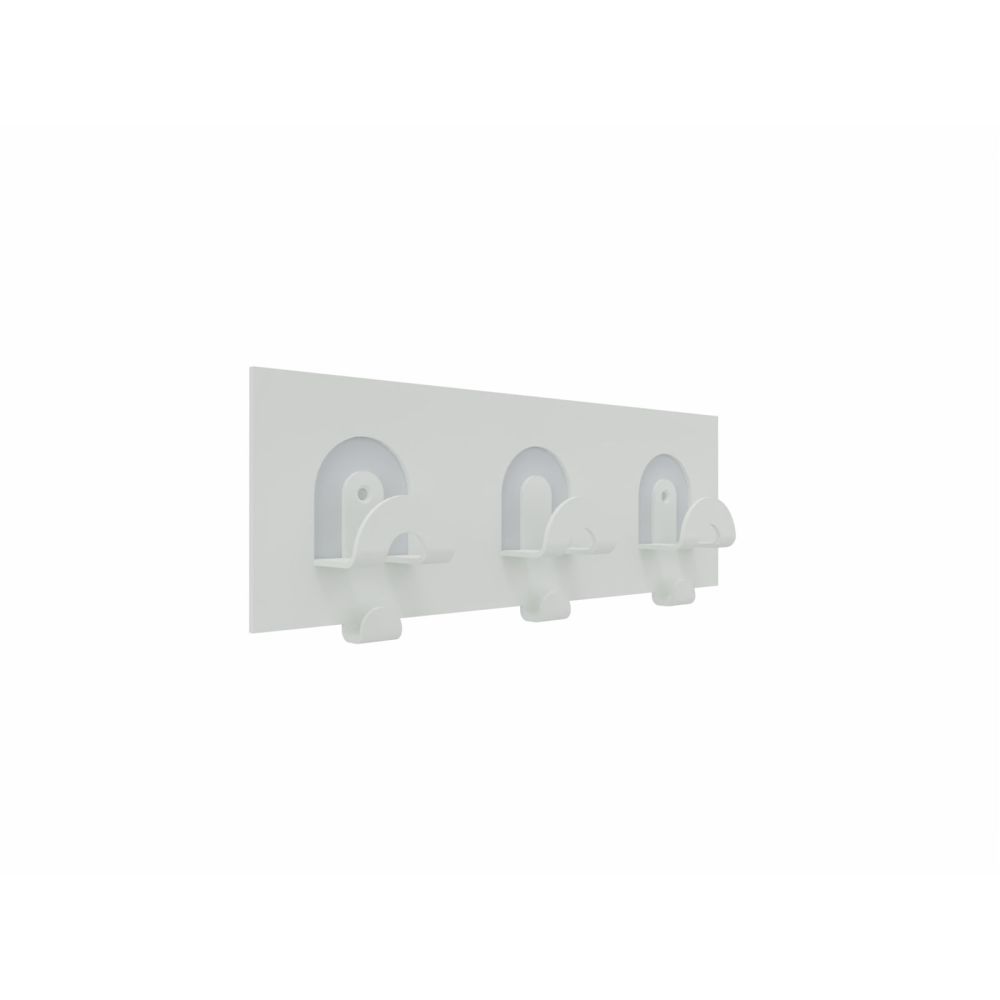 Cascando wandkapstok Flow 3 - wit