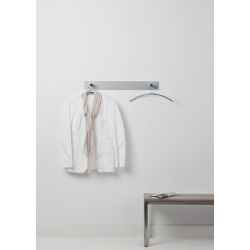 Cascando Hangon Double 2 wandgarderobe voor 2 kledinghangers - aluminium