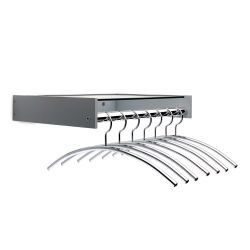 Cascando Hangon 7 wandgarderobe voor 7 kledinghangers - aluminium