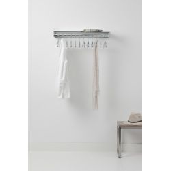 Cascando Hangon 7 wandgarderobe voor 7 kledinghangers - aluminium