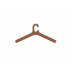 Cascando kledinghanger Pole - bruin