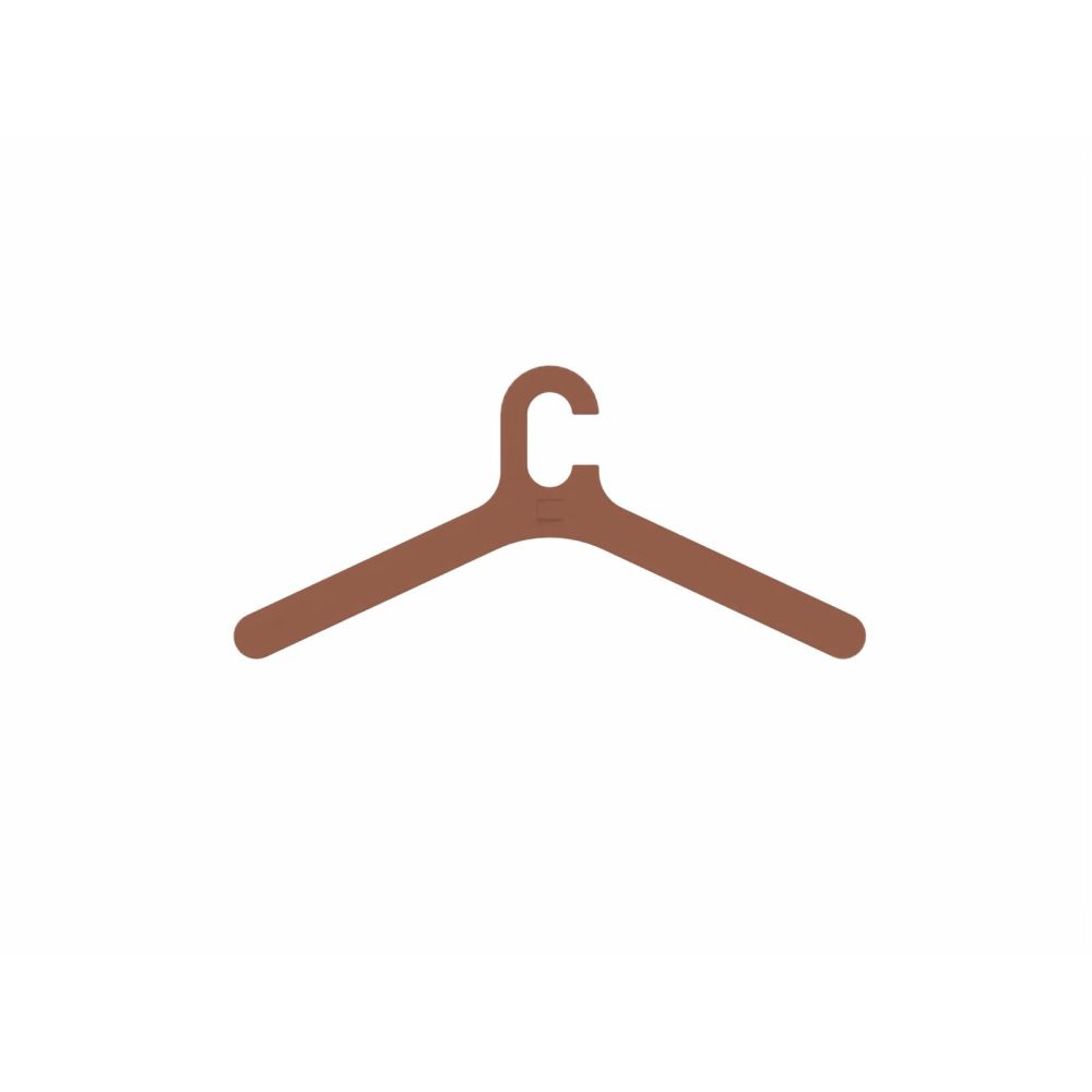 Cascando kledinghanger Pole - bruin