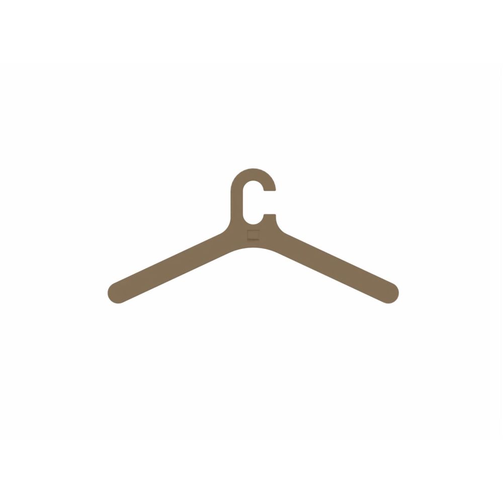 Cascando kledinghanger Pole - warmgrijs
