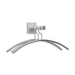Cascando Hangon 3 wandgarderobe voor 3 kledinghangers - aluminium