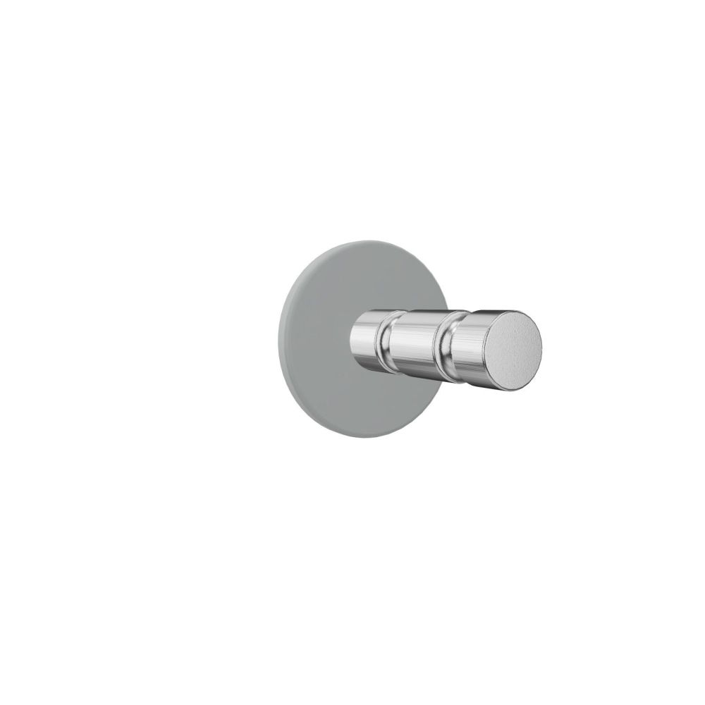 Cascando magnetische wandkapstok Clickon 2 - gepolijst aluminium