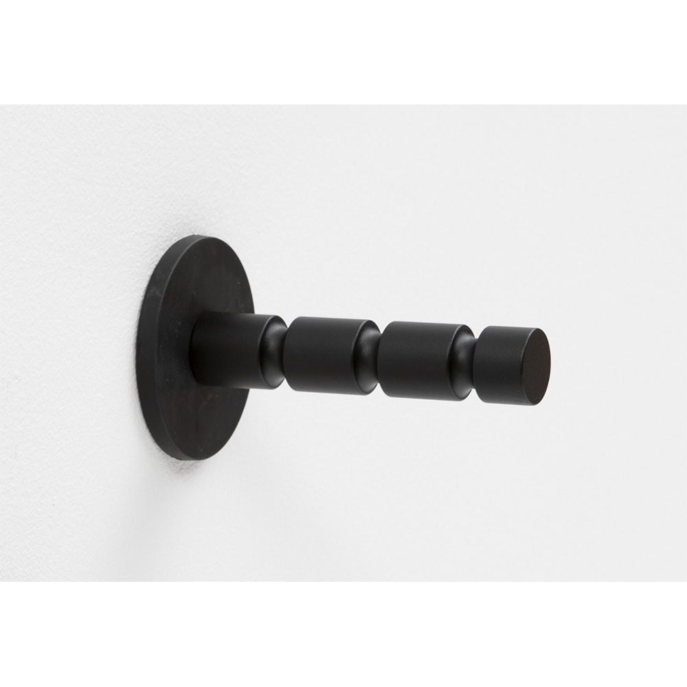 Cascando magnetische wandkapstok Clickon 3 - zwart