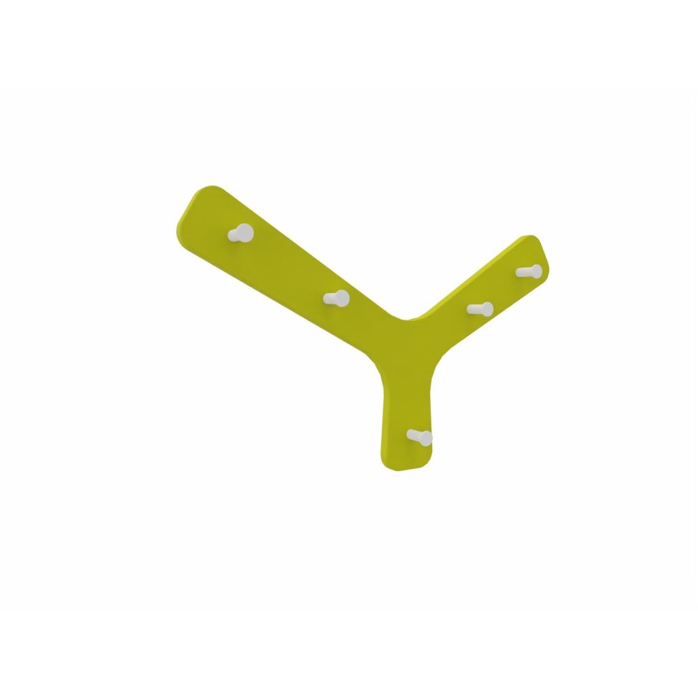 Cascando wandkapstok Branch - olijfgroen