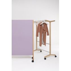Cascando garderoberek Round20 double - eikenhout naturel