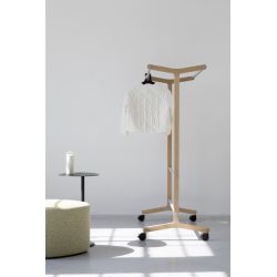 Cascando garderoberek Round20 double - eikenhout naturel