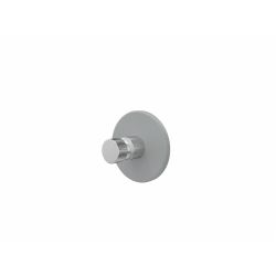 Cascando magnetische wandkapstok Clickon 1 - gepolijst aluminium