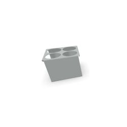 Cascando inzetbak voor korte paraplu's voor paraplustandaard Flow I - aluminiumgrijs