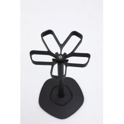 Cascando paraplustandaard Flower - zwart