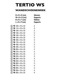 Functionals Tertio WS wandschoenenrek