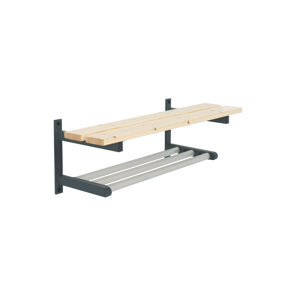 Functionals Tertio BWS wandbank met schoenenrek