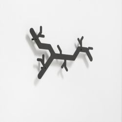 Functionals Tree Hooked wandkapstok - zwart