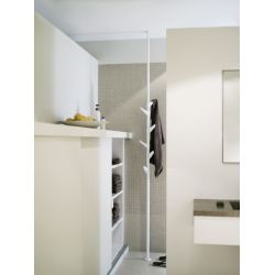 Functionals Slide vloer-plafond garderobe - wit