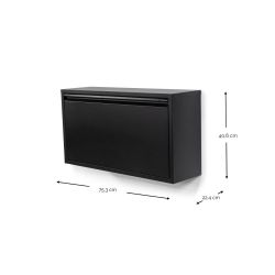 Spinder Design schoenenkast Billy 1 Maxi - zwart