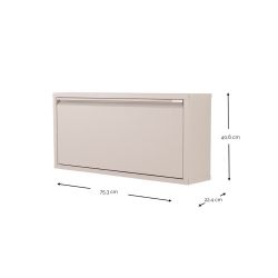 Spinder Design schoenenkast Billy 1 Maxi - silky taupe