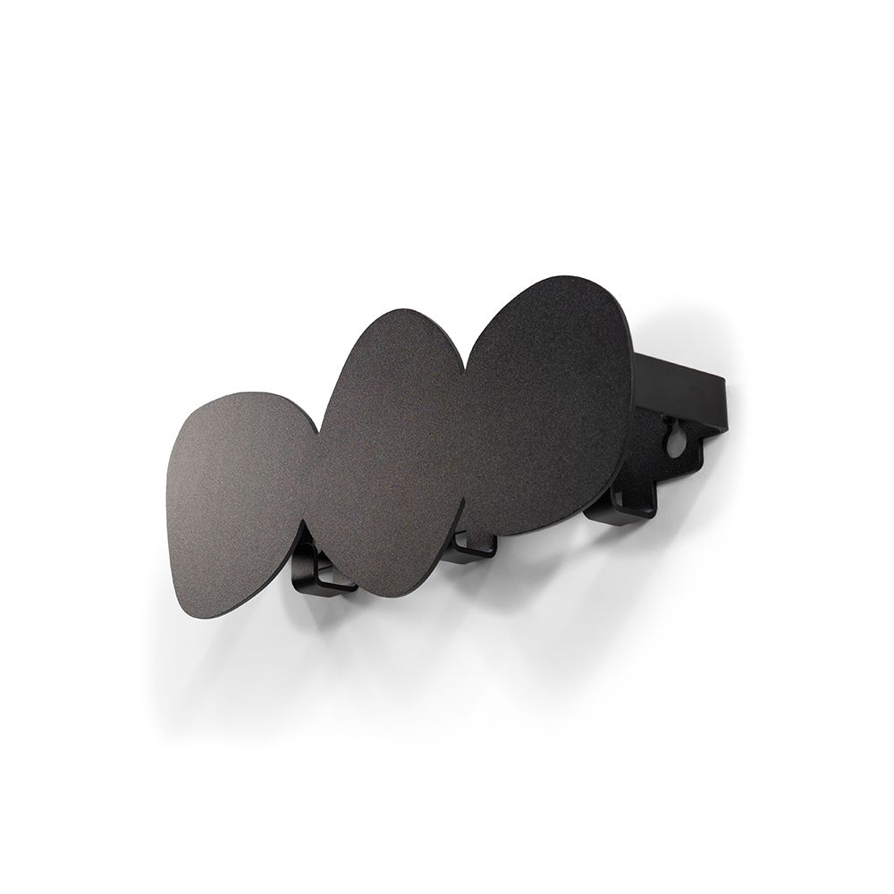 Spinder Design x Eva van de Ven Tumolo small wandkapstok - zwart