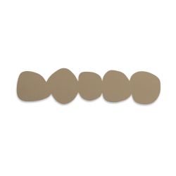 Spinder Design x Eva van de Ven Tumolo medium wandkapstok - champagne