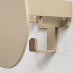 Spinder Design x Eva van de Ven Mani wandkapstok - champagne