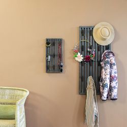 Spinder Design x Eva van de Ven Parco small wandkapstok - walnoot