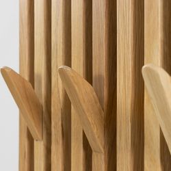 Spinder Design x Eva van de Ven Parco small wandkapstok - naturel