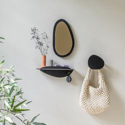 Spinder Design x Eva van de Ven Pipa bottom wandplank - zwart