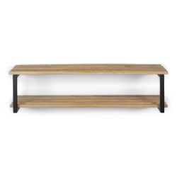 Spinder Design Rizzoli/Marco XL (100 cm) schoenenrek - zwart/eikenhout