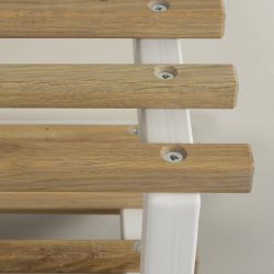 Spinder Design Rizzoli/Marco schoenenrek - wit/eikenhout