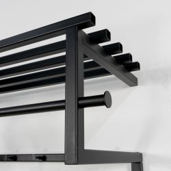 Spinder Design wandkapstok Rizzoli - zwart