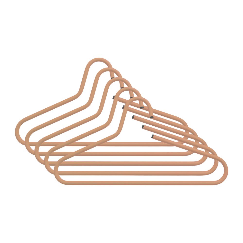 Spinder Design Victorie kledinghangers (set van 5 stuks) - clay terra