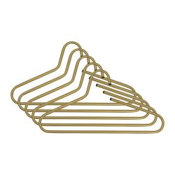 Spinder Design Victorie kledinghangers (set van 5 stuks) - goud