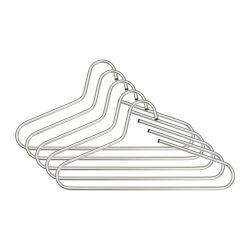 Spinder Design Victorie kledinghangers (set van 5 stuks) - nikkel