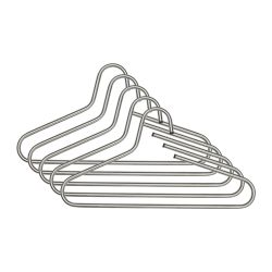 Spinder Design Victorie kledinghangers (set van 5 stuks) - RVS