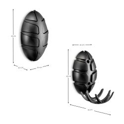 Spinder Design Bug kapstok - wit/wit