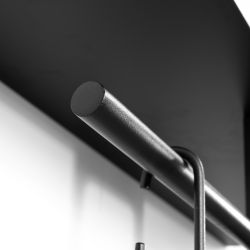 Spinder Design Luno Small 70 wandkapstok - zwart