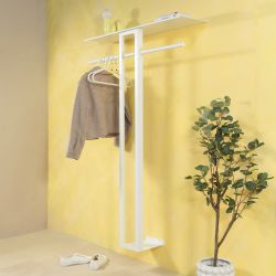 Spinder Design Luno large 100 wandkapstok - wit