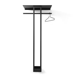 Spinder Design Luno large 70 wandkapstok - zwart