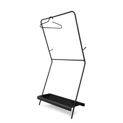 Spinder Design Nox wandkapstok - zwart