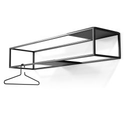 Spinder Design Strato 120wandkapstok - zwart