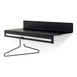 Spinder Design Sway 80 wandkapstok - zwart