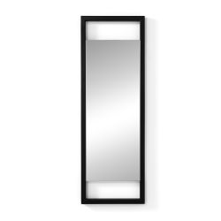 Spinder Design Luma M spiegel 100x40 cm - zwart