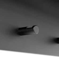 Spinder Design Arcus 70 wandkapstok - zwart