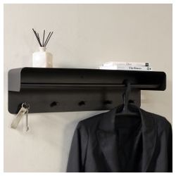 Spinder Design Arcus 70 wandkapstok - zwart