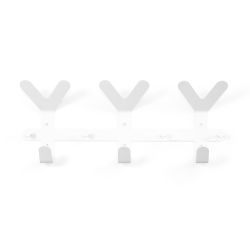 Spinder Design Frondo wandkapstok 66 cm breed - wit