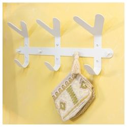 Spinder Design Frondo wandkapstok 66 cm breed - wit